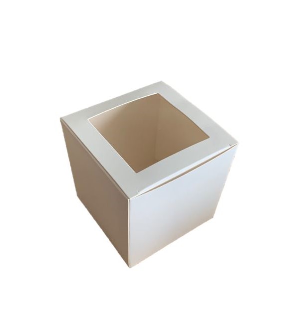 4″ X 4″ X 4″ BAKERY BOX (WINDOW) – NO INSERT