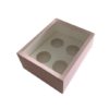 Pink Four Cupcake Box (Window) with Insert Combo Pack edited